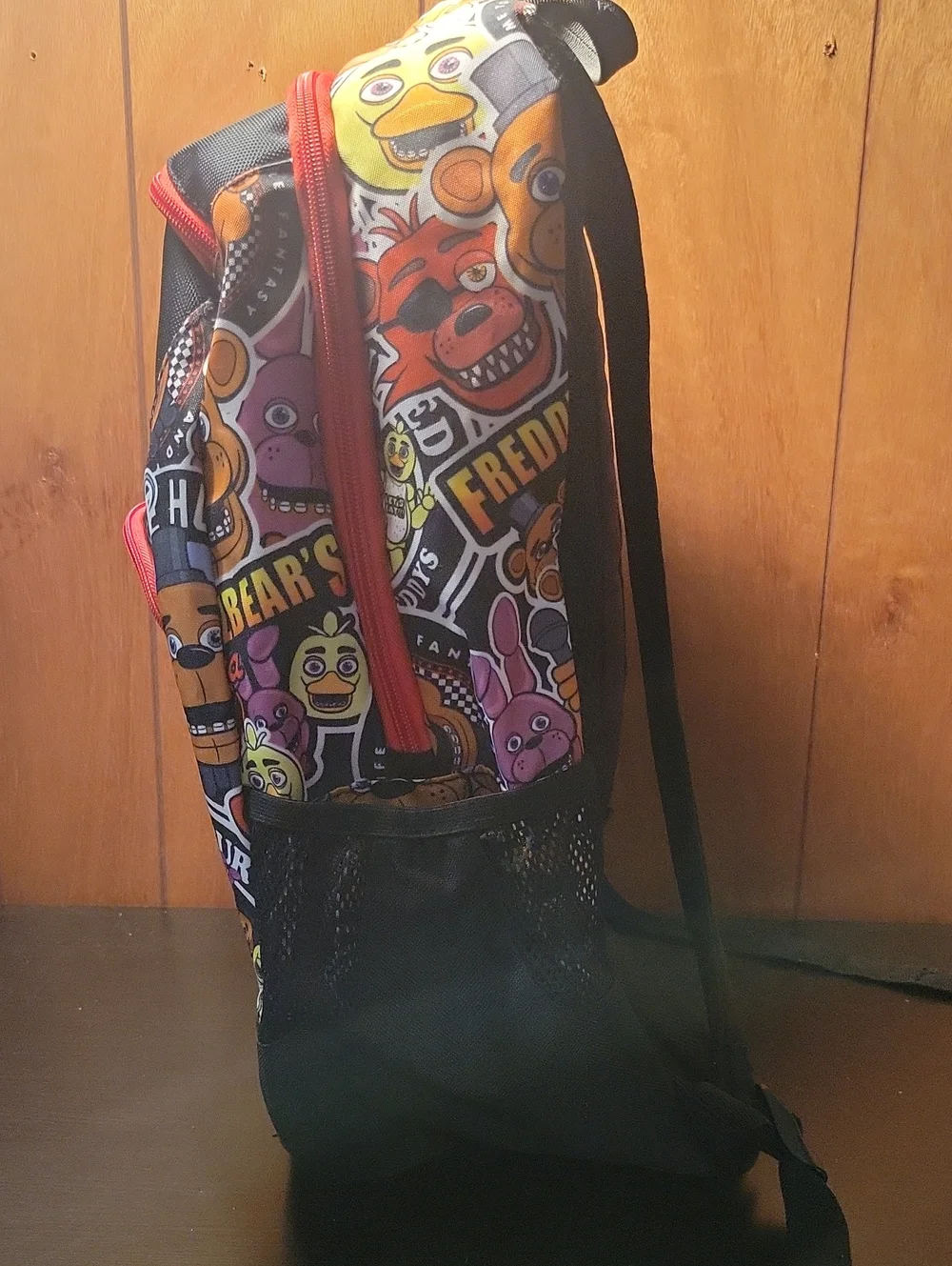 Five Nights at Freddys Black and Red  Backpack 2018